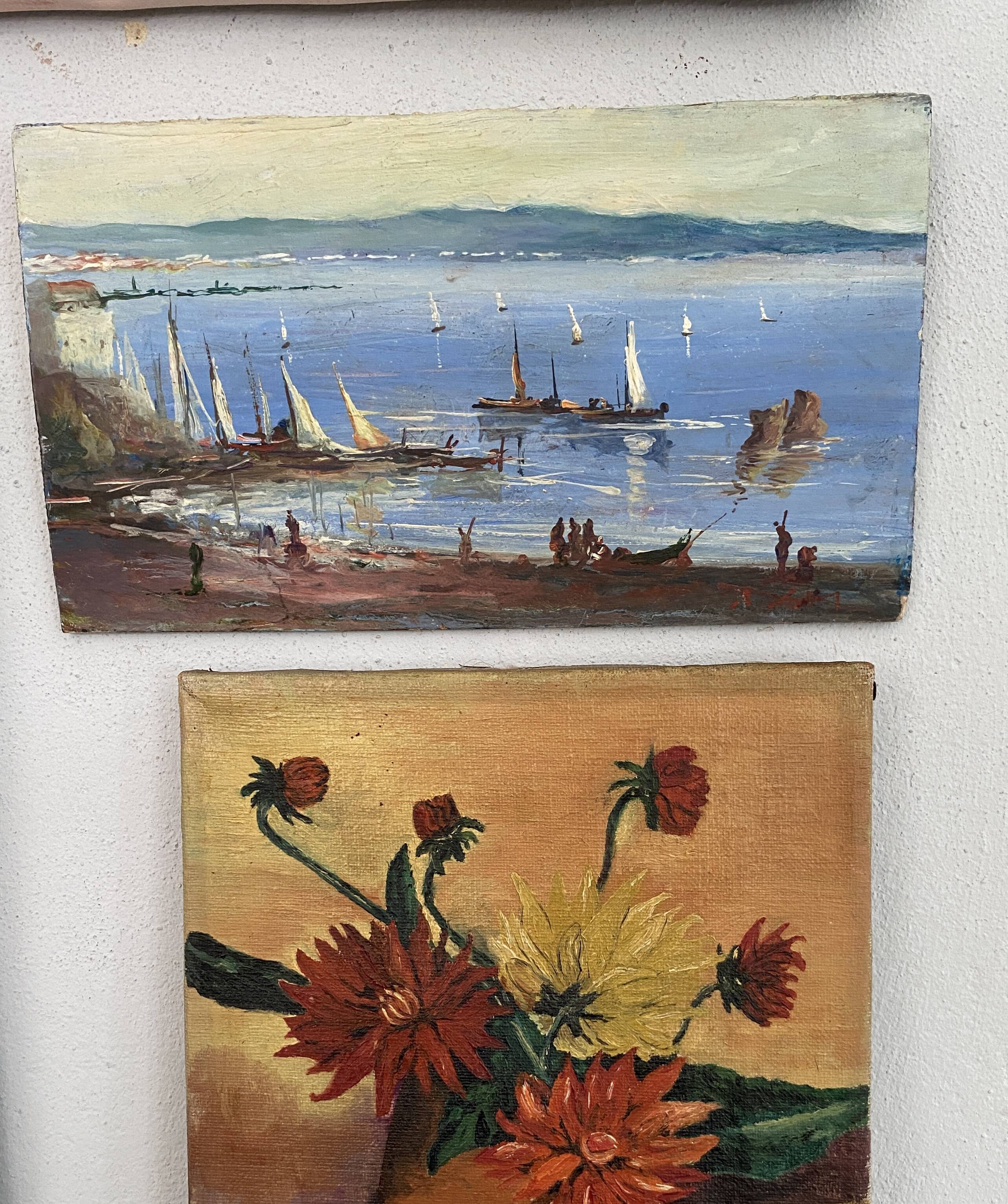 Italian seaside painting