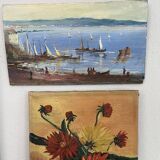 Italian seaside painting