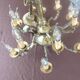 Antique chandelier in bronze and brass – 80 cm – multi-light – electricity