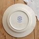 Old Gien Aurélie plate – Ivory earthenware with Lesage fabric pattern