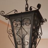 Suspension old wrought iron lantern