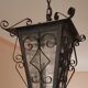 Suspension old wrought iron lantern