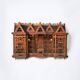 Important bird cage - aviary representing a house early 20th century l 158 cm