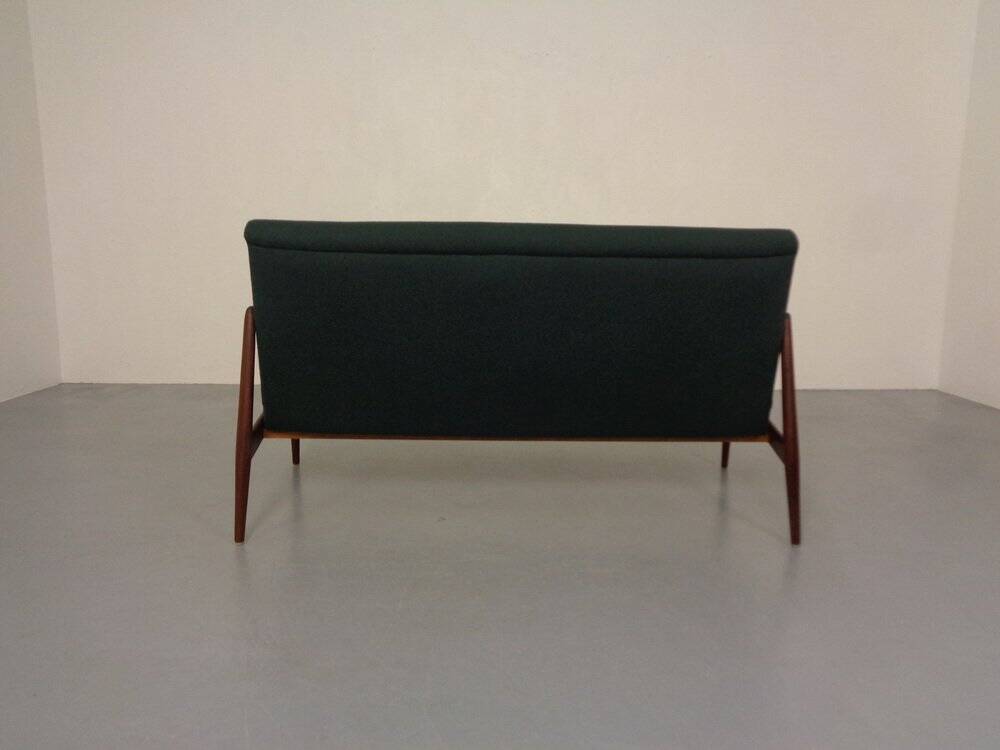 Organic Teak Sofa by Hartmut Lohmeyer for Wilkhahn, 1960s