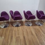 Set of 4 armchairs, Tulip, Pierre Paulin, Netherlands 1980s