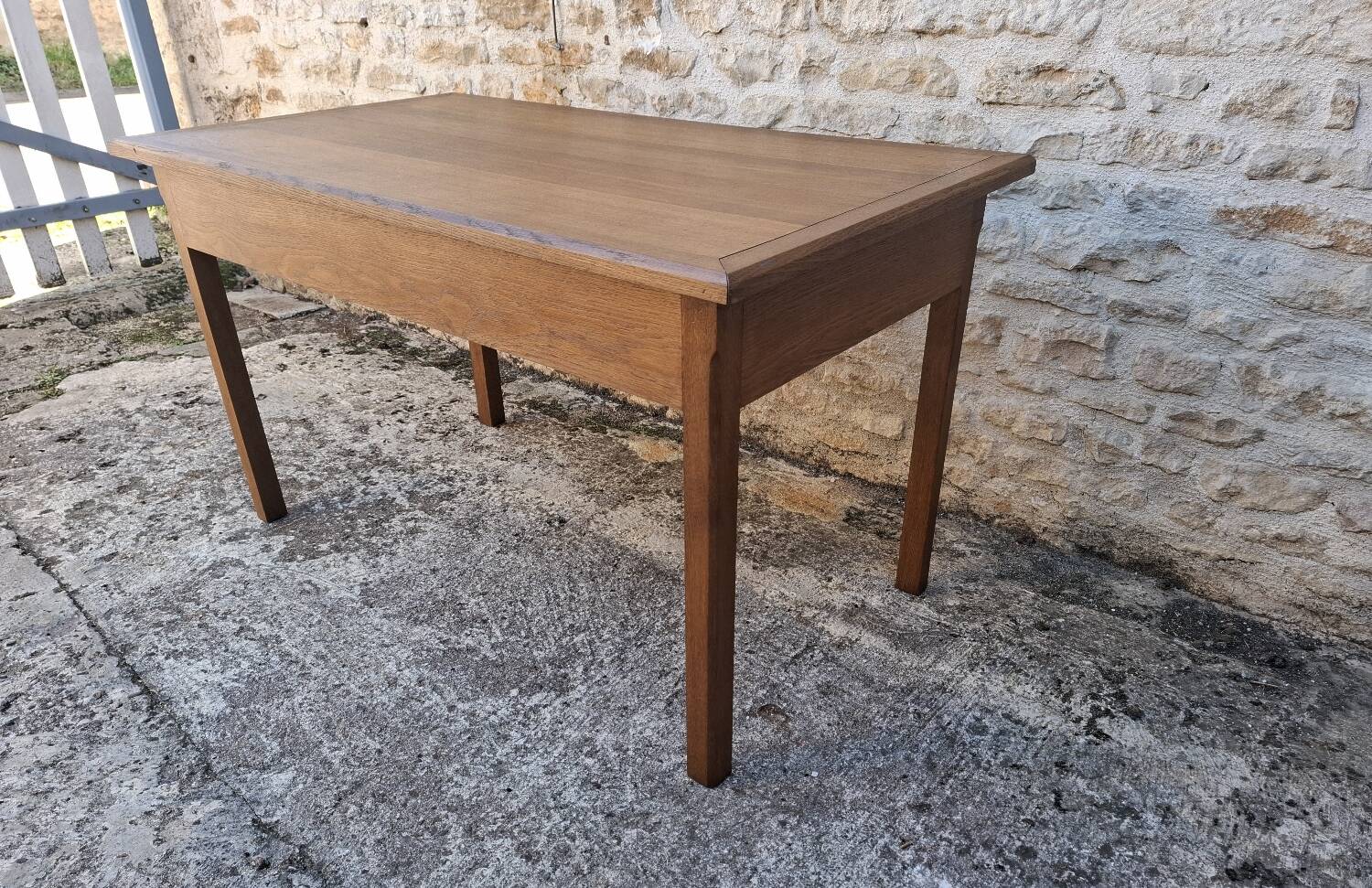 Oak farmhouse table