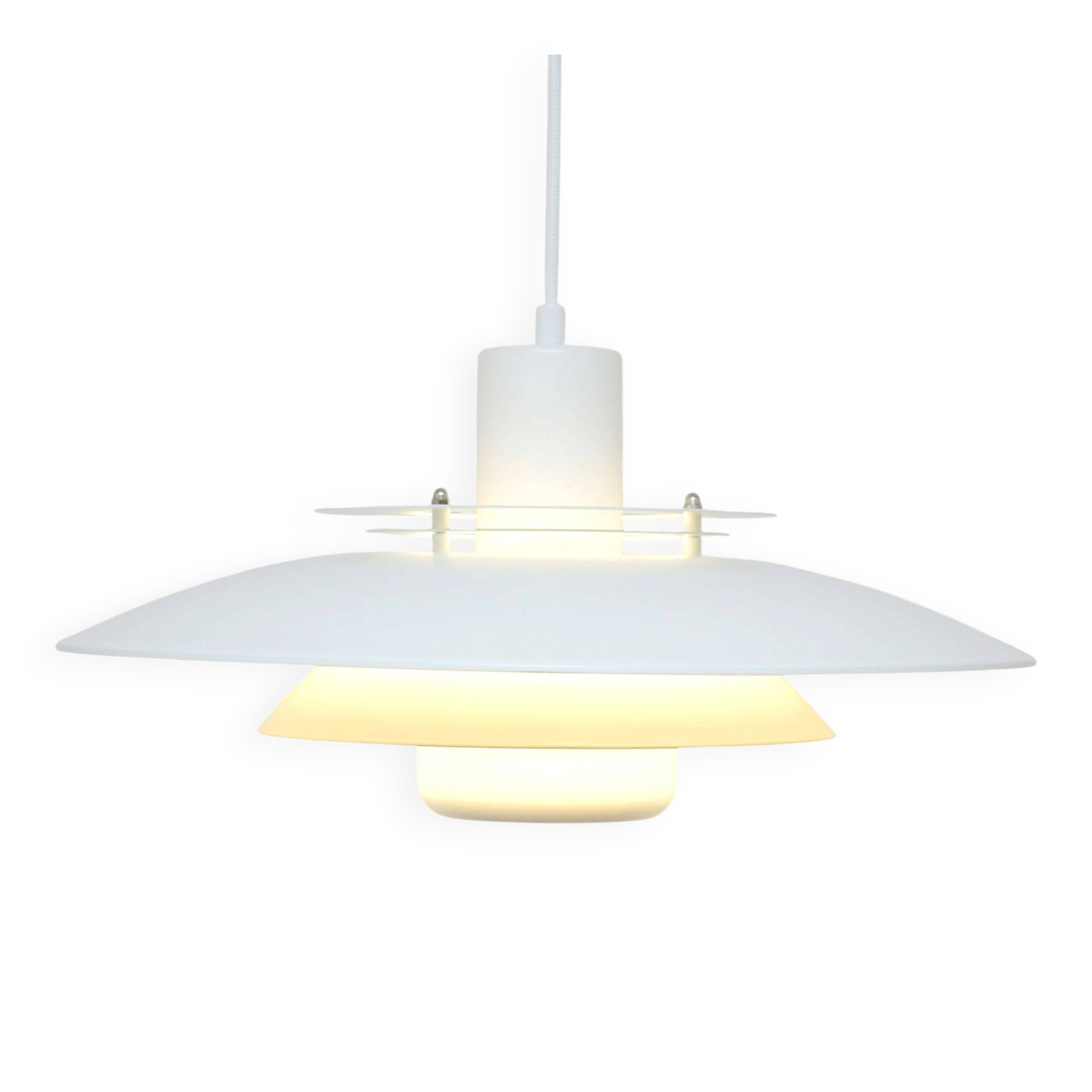 Lampe Sierra scandinave blanche, années 1970
