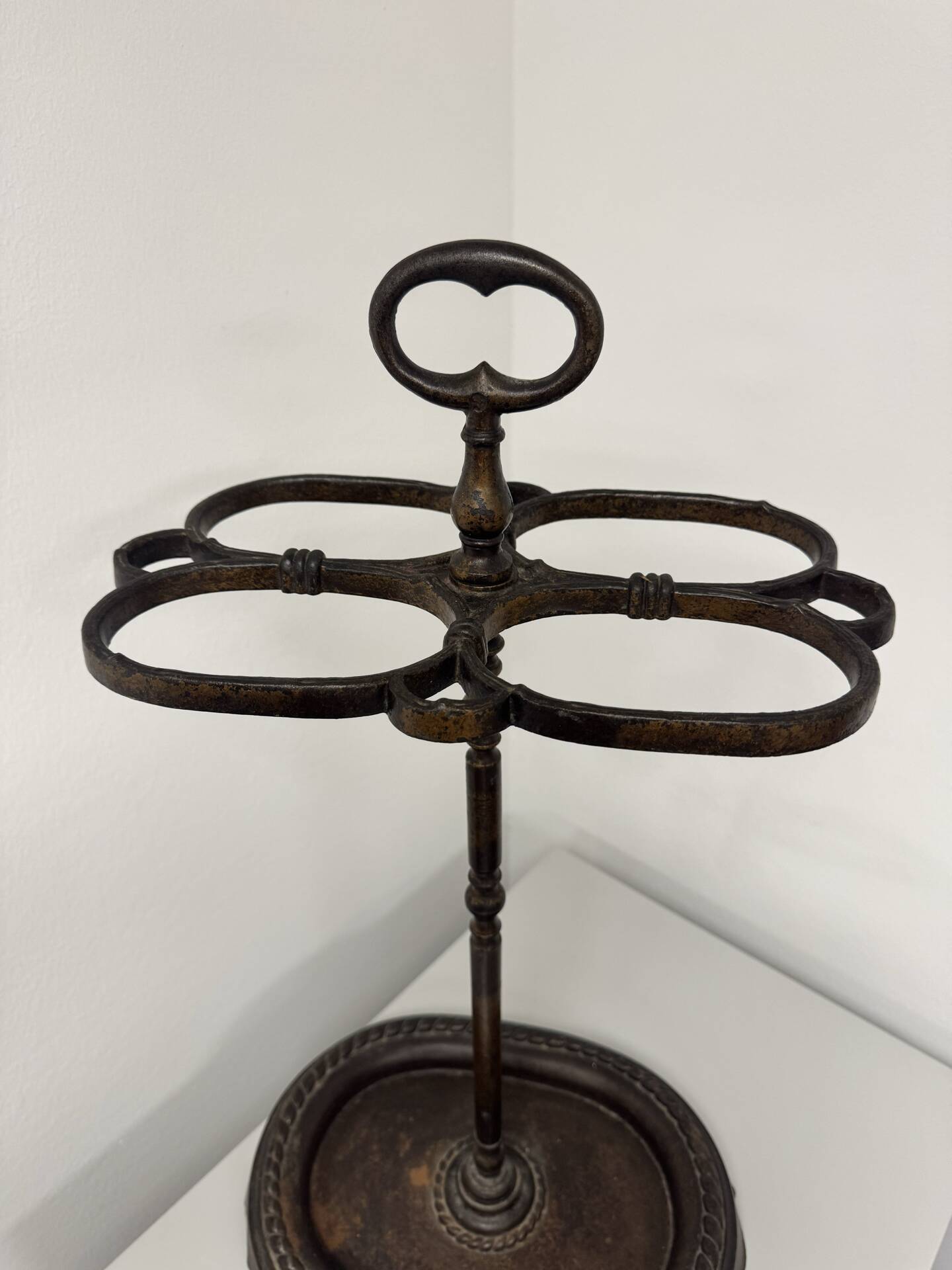 Umbrella stand, cast iron cane holder from the 19th century / Napoleon III style