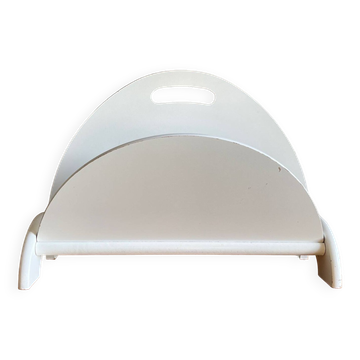 Porte revues blanc design annees 80
