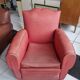 Ancien fauteuil club moustache