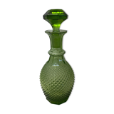 Carafe en verre coloré vintage