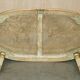 Louis XVI Bergère canapé in gilded wood with double caning