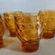 7 vintage water glasses "Pernod S.A."