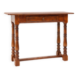 Rustic oak console table with drawer, Belgium ca. 1800