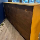 Painted seed merchant's shop furniture