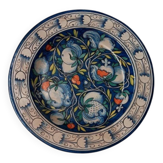 Large painted plate G. Licata Sciacca