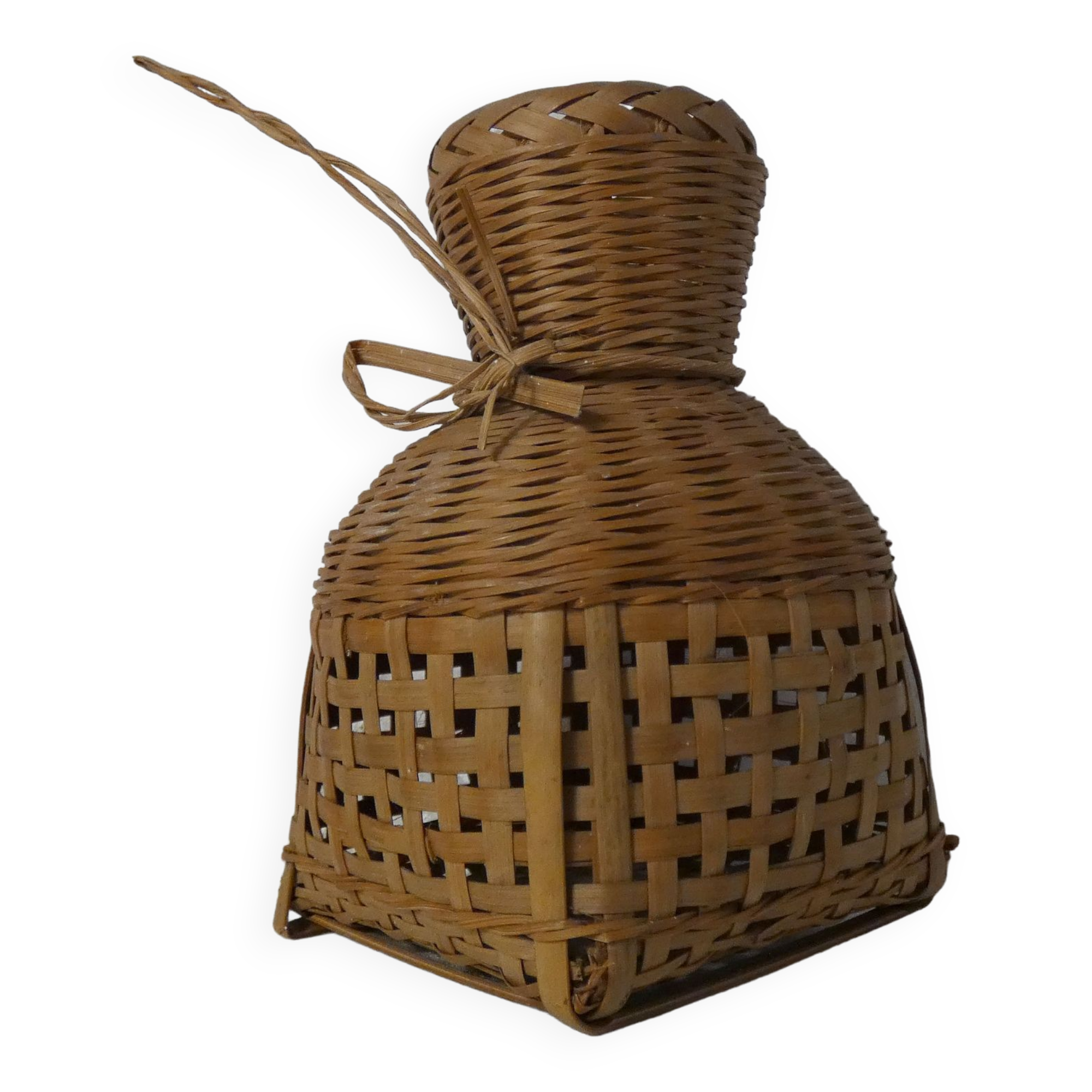 Vintage rattan cage
