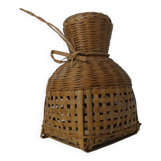 Vintage rattan cage