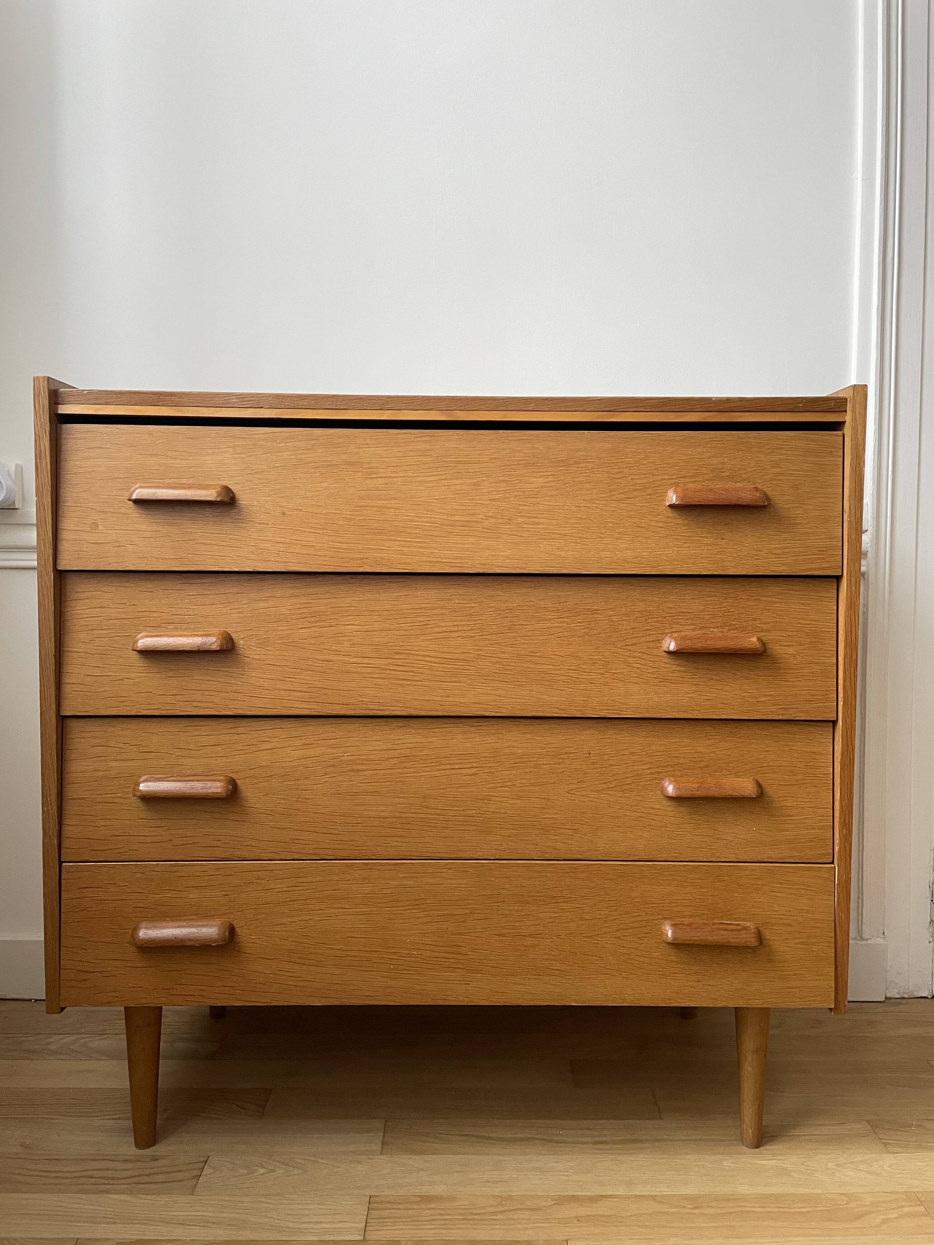 Scandinavian chest of drawers, circa 1960