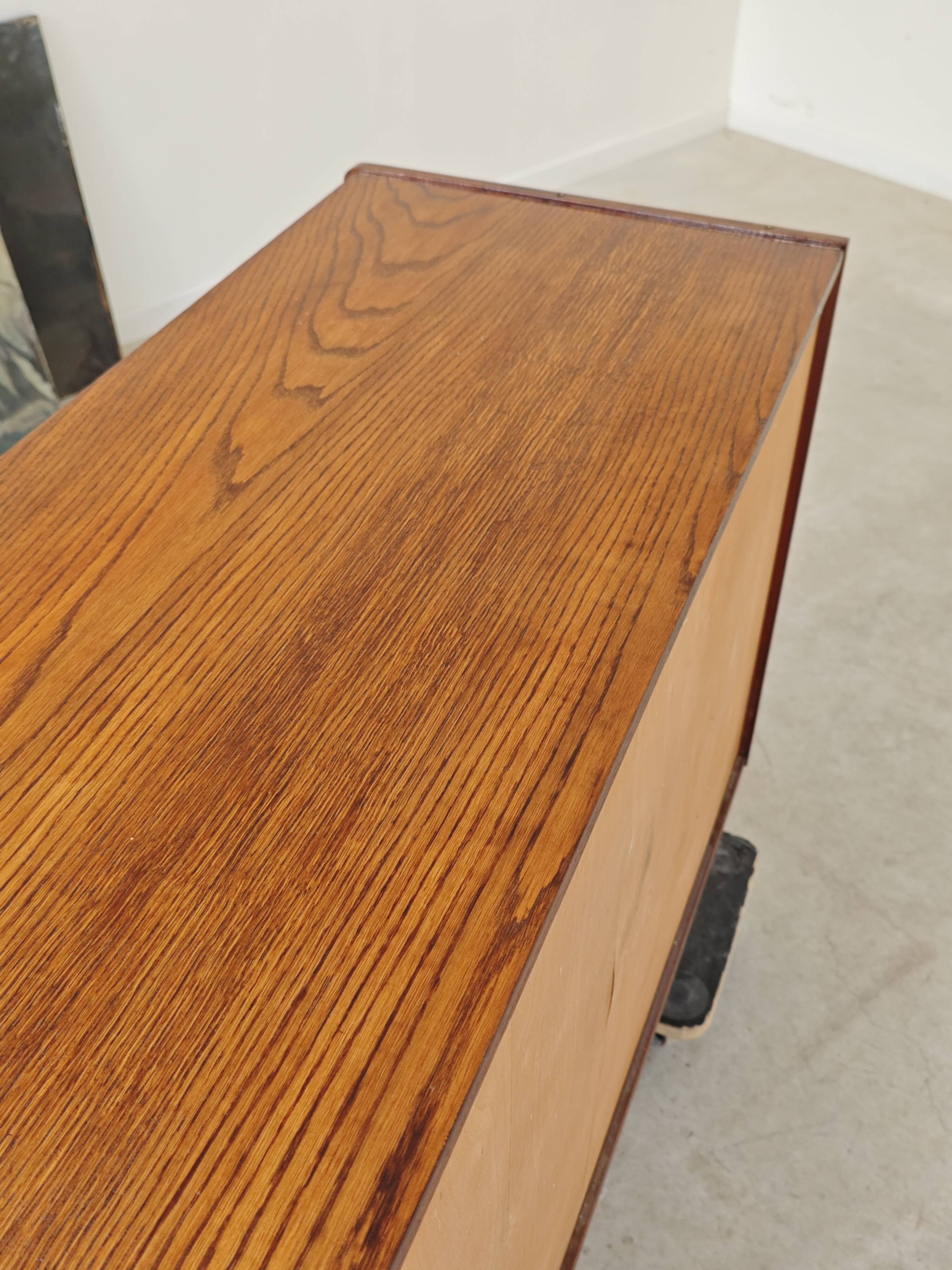 Black and white U 460 sideboard by Jiri Jiroutek for Interier Praha 1960