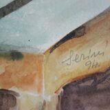 Oil painting on canvas depicting Still Life, Serini, 1994