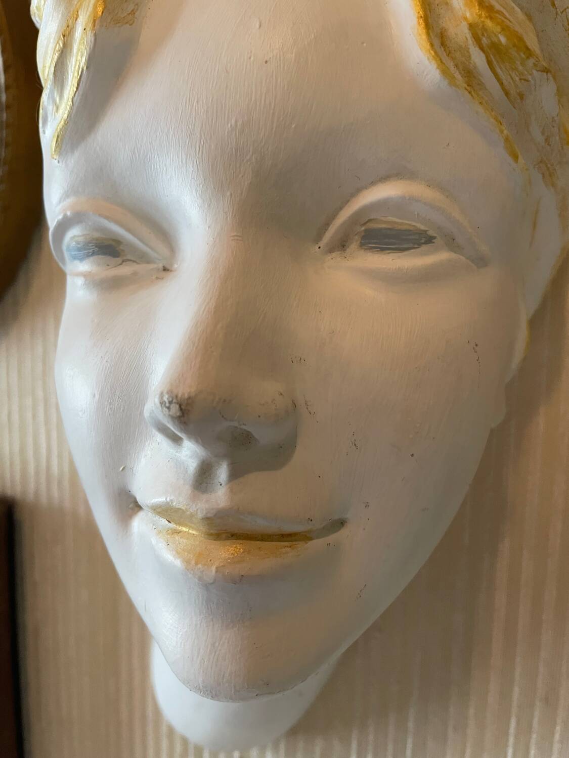 Vintage women's wall mask