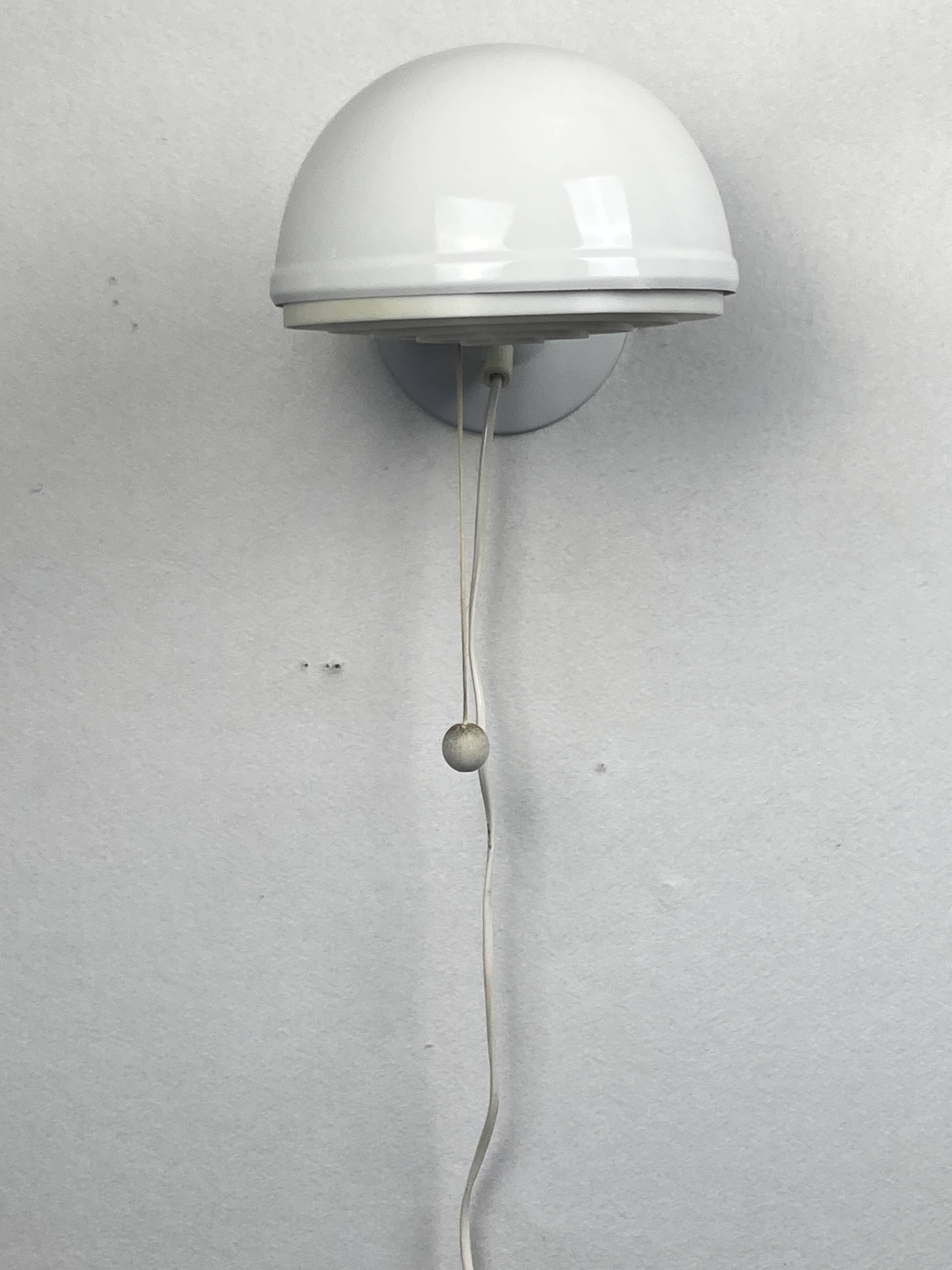 Pair Scandinavian wall sconces by Knud Christensen for ABO Randers, Denmark 1960s-1970s