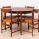 Torbjørn Afdal Darby Dining Set with Six Chairs & Extendable Table, 1960s
