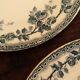 Lot 12 Flat Plates Iron Land Choisy the King Roses Blue Boulenger