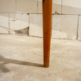 1950s Italian walnut wooden bench