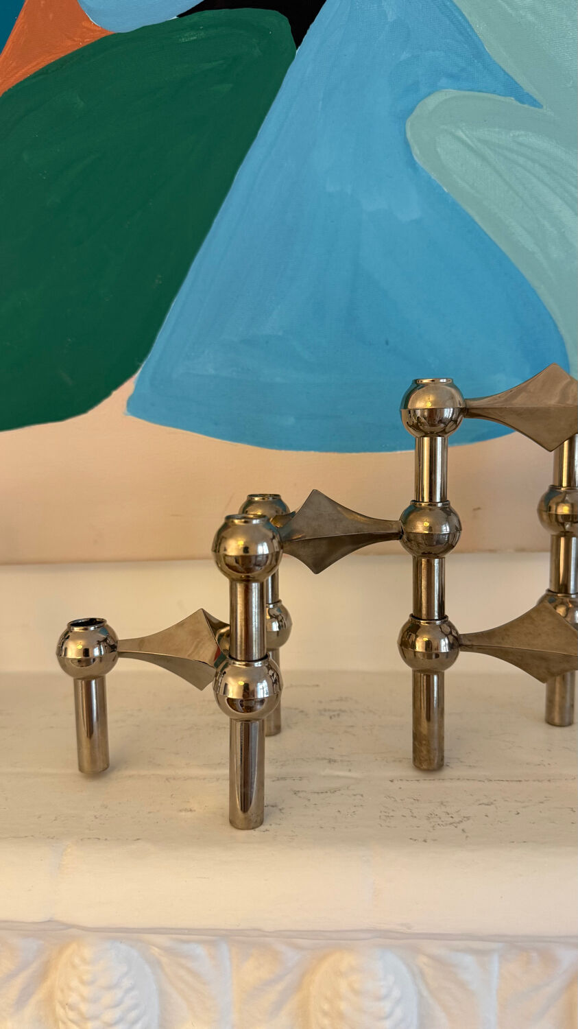 Set of 6 Stoff de Nagel candle holders