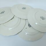 Assiettes à dessert Sarreguemines Obernai