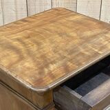 Table de nuit en bois fruitier fin XIXème