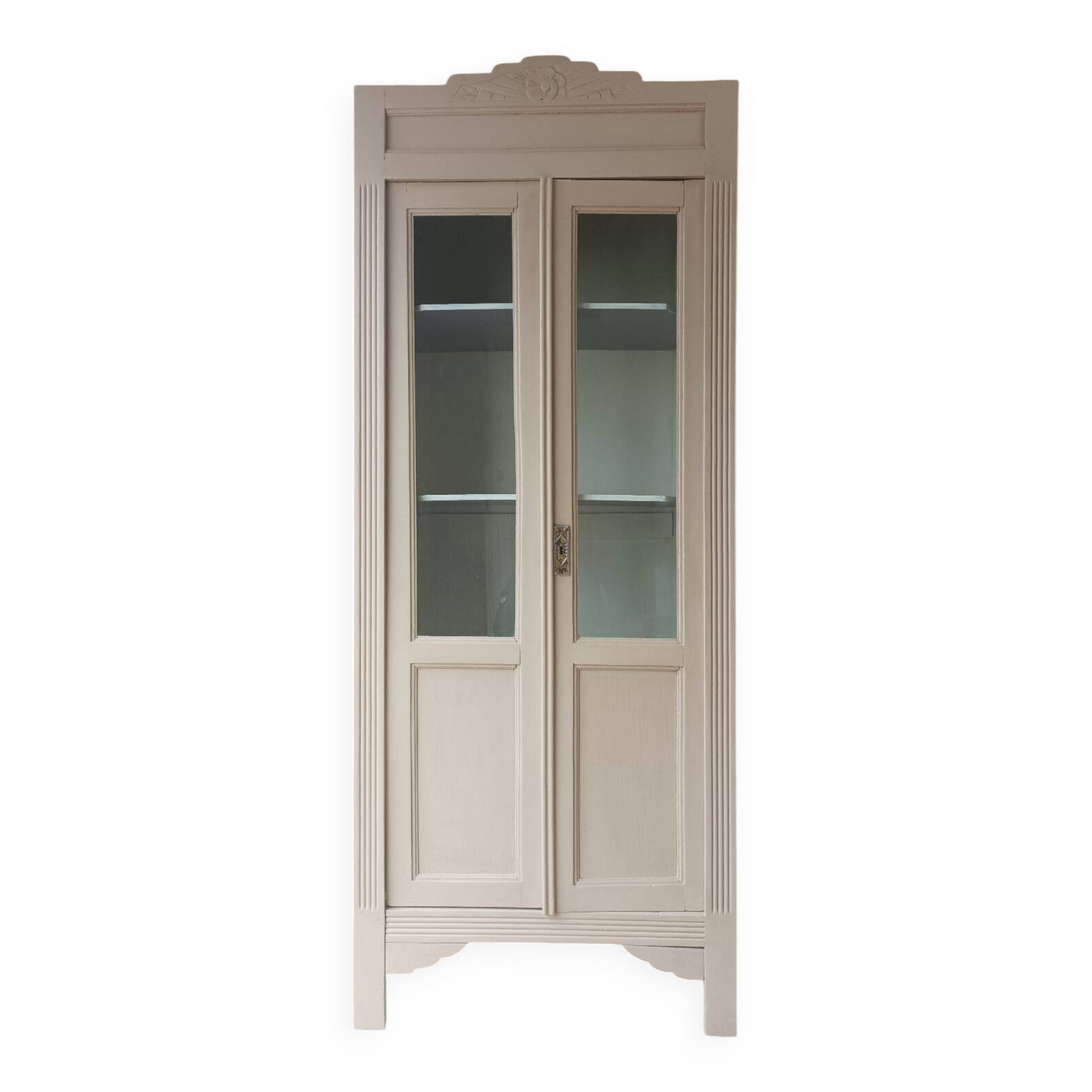 Armoire vitrée Art Déco d'époque