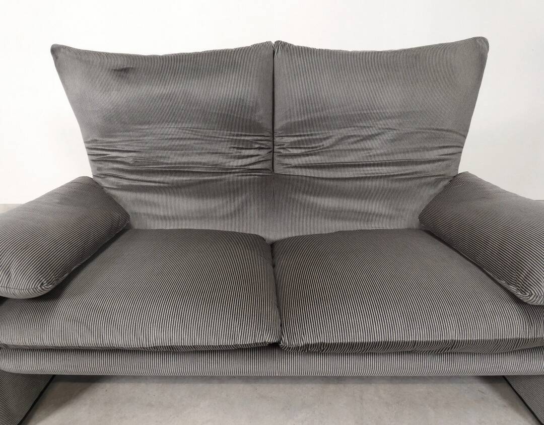 Cassina Maralunga 2 seater - bicolore gray