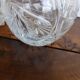 crystal wine decanter from Samabor, Czechoslovakia,