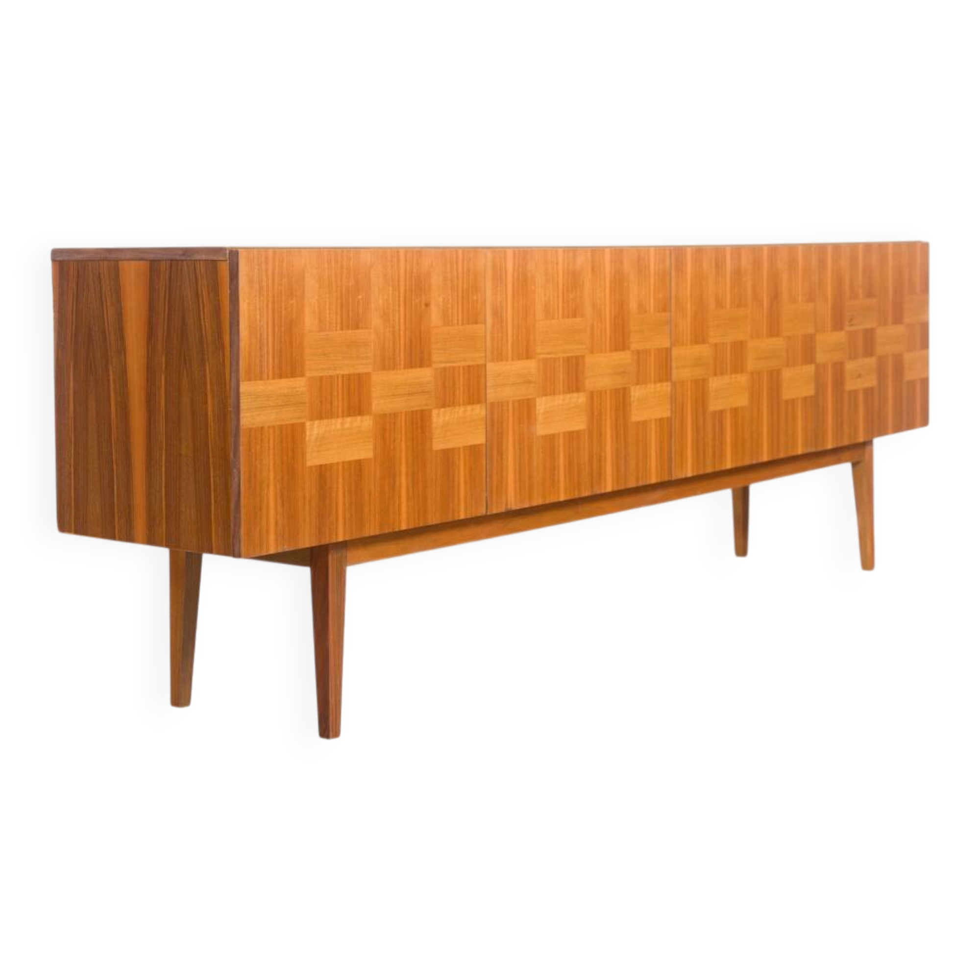 Grand buffet Mid-Century en noyer
