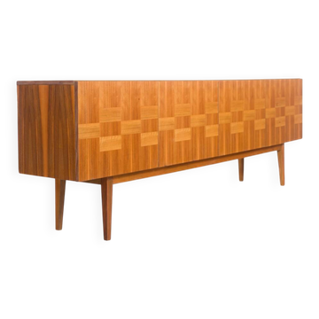 Grand buffet Mid-Century en noyer