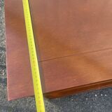 Console shelf in wood and wicker, colonial style.