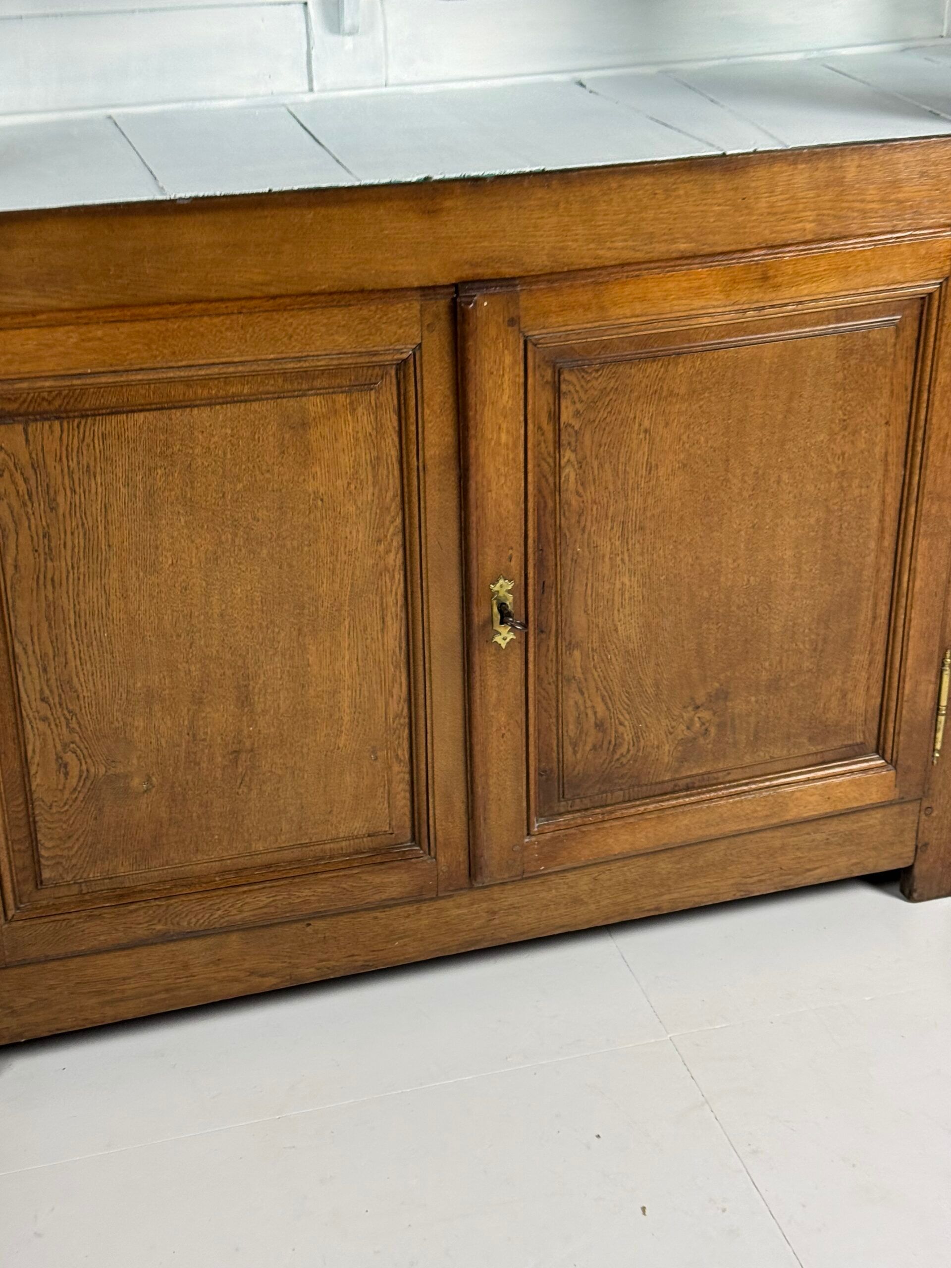 Bookcase buffet cabinet oak Belgian
