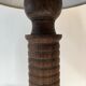Vintage lamp feet in solid oak turned