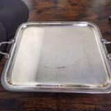 Silver metal tray