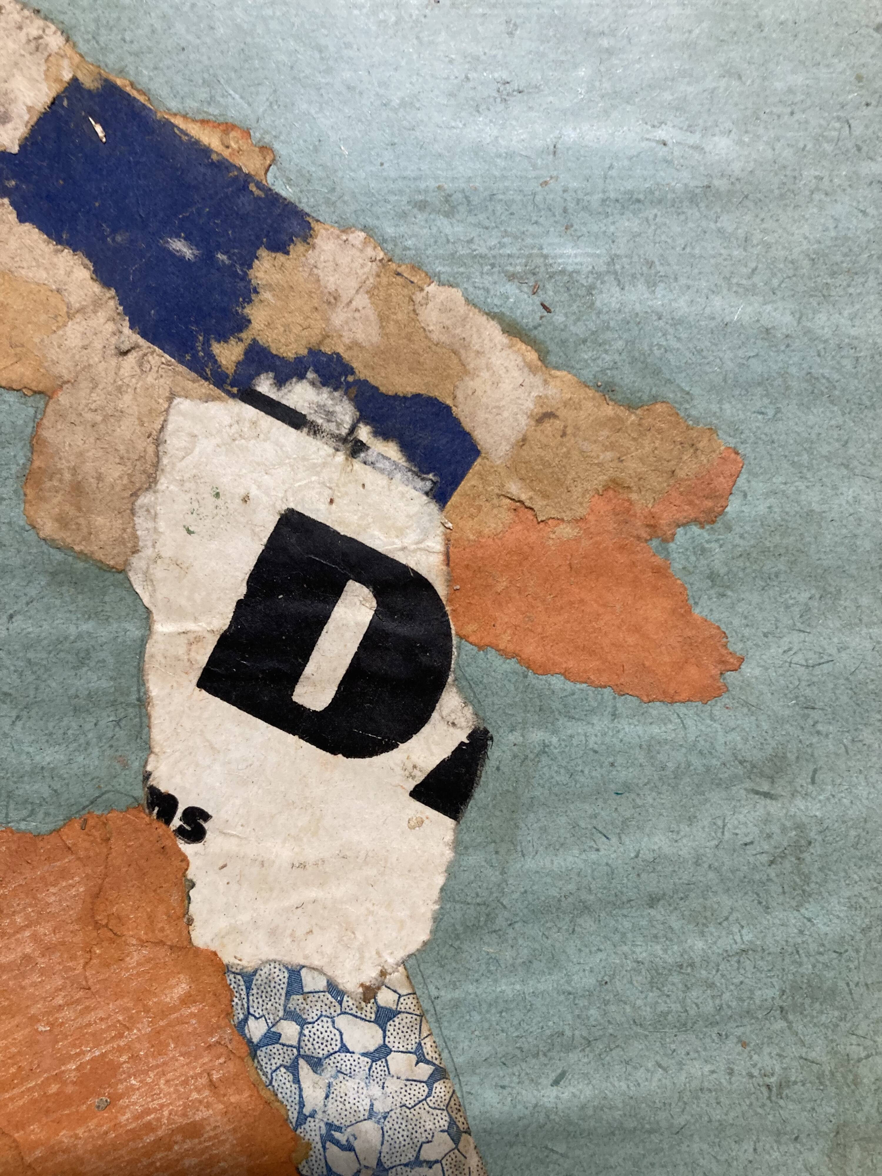 Borkin (born 1932), Newspaper Collage, Paper Collages, Newspapers and Books, 1985