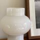 Vintage 60s white opaline glass table lamp LAMP-7146