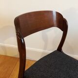 Pair of Baumann sled chairs