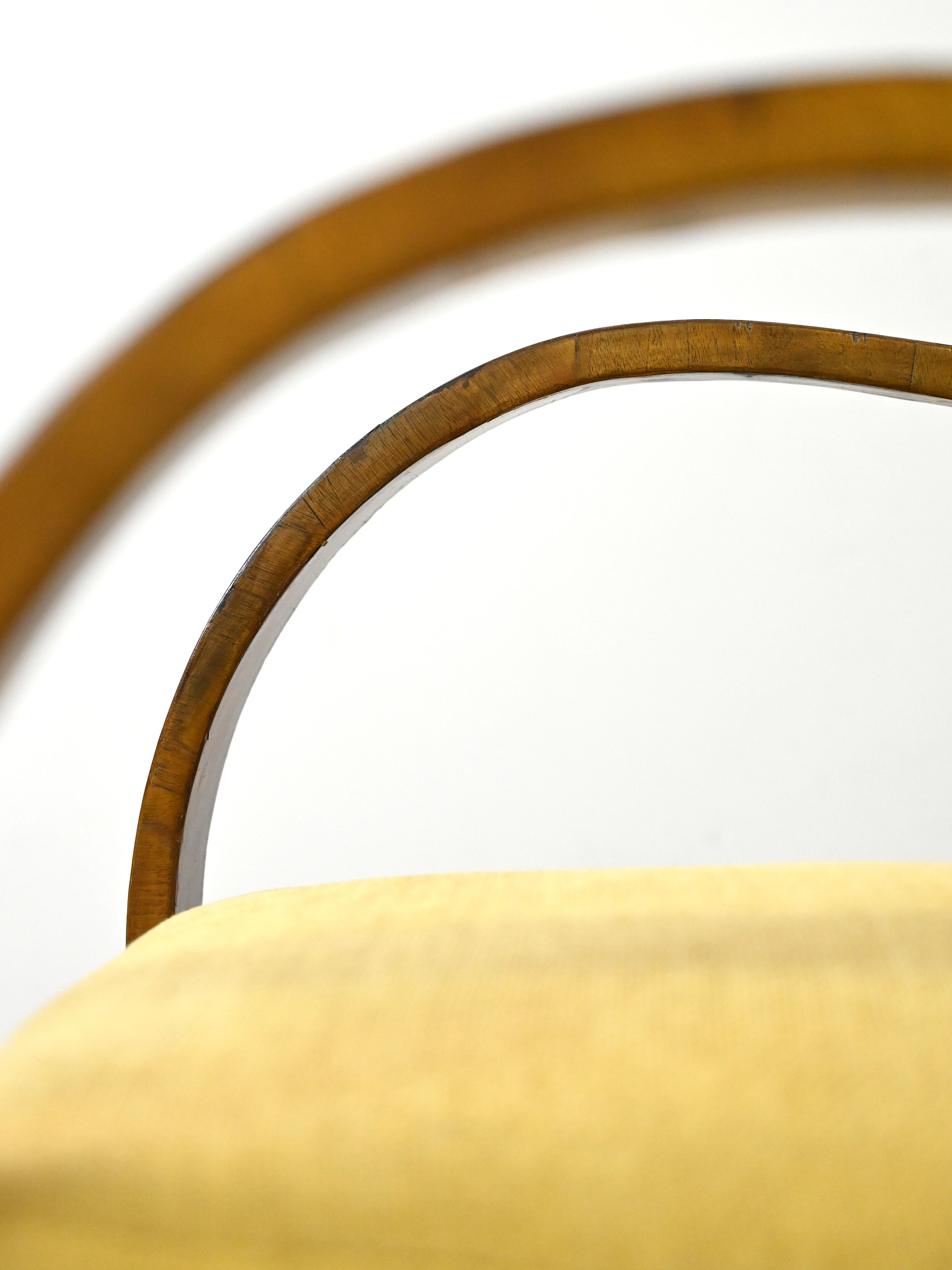 Pair of 1940s deco armchairs