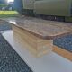 Table basse de style brutaliste