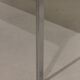 Pair of designer leather and brushed stainless steel footrests - Rob Parry