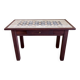 Side table wood & ceramics