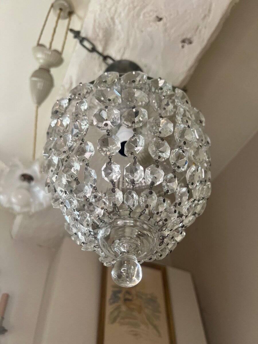 Basket ceiling light